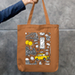 City Of Joy Tote Bag Zipper Tote Bag by @rd_digital_store