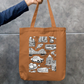 City Of Joy Tote Bag Zipper Tote Bag by @rd_digital_store