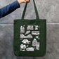 City Of Joy Tote Bag Zipper Tote Bag by @rd_digital_store
