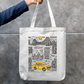 City Of Joy Tote Bag Zipper Tote Bag by @rd_digital_store