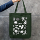 Foodie Tote Bag Zipper Tote Bag by @rd_digital_store