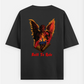 Built To Rule | Gothic design Oversized T-shirt (Back print) by Pranjal Turang
