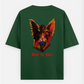 Built To Rule | Gothic design Oversized T-shirt (Back print) by Pranjal Turang