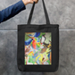 Birds in colours Zipper Tote Bag by Vaishali C
