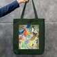 Birds in colours Zipper Tote Bag by Vaishali C