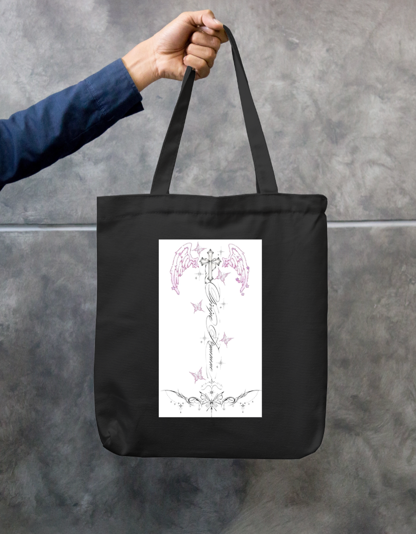 Y2k aesthetic Zipper Tote Bag by @san_ah_pp