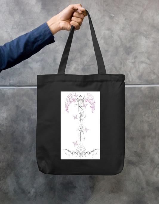 Y2k aesthetic Zipper Tote Bag by @san_ah_pp