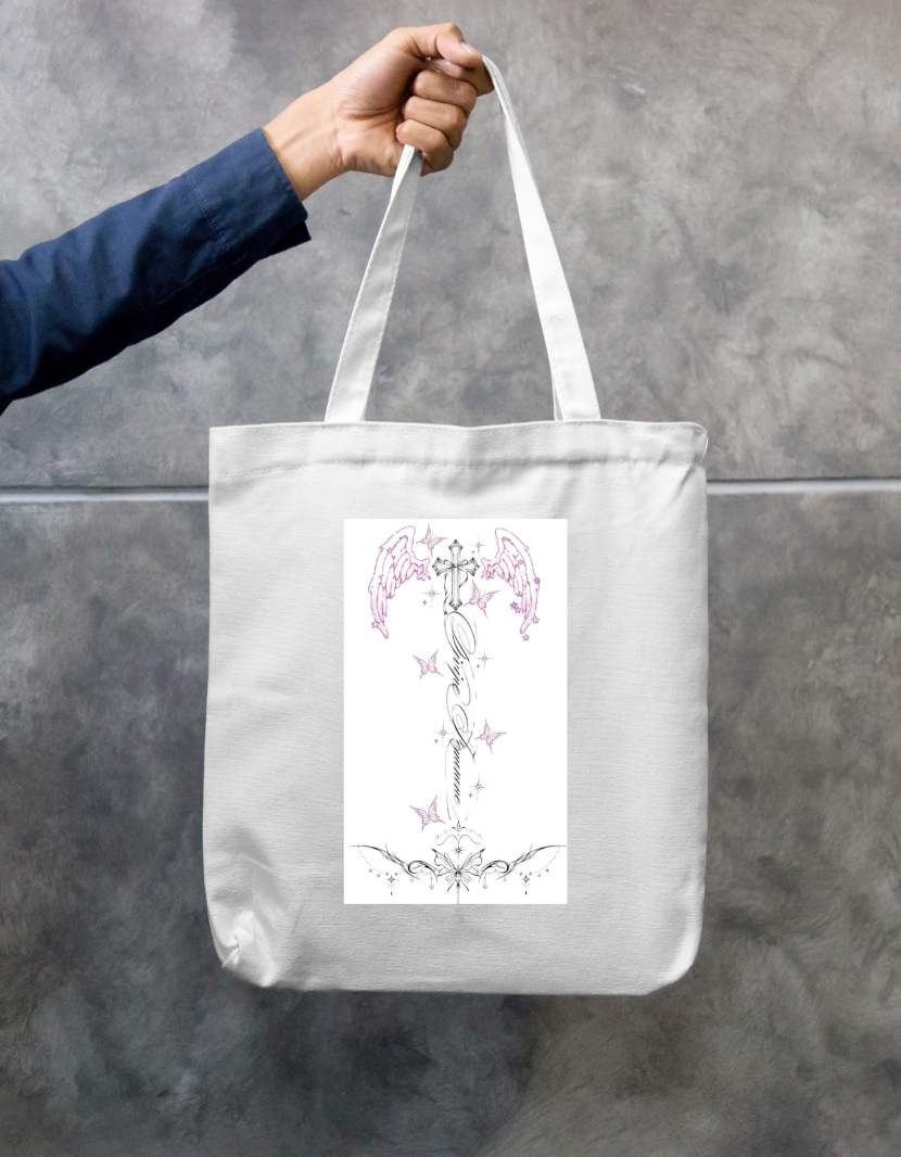Y2k aesthetic Zipper Tote Bag by @san_ah_pp