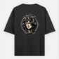 Medusa Gaze Upon me oversize t-shirt Oversized T-shirt (Back print) by Mithisar Daimary 