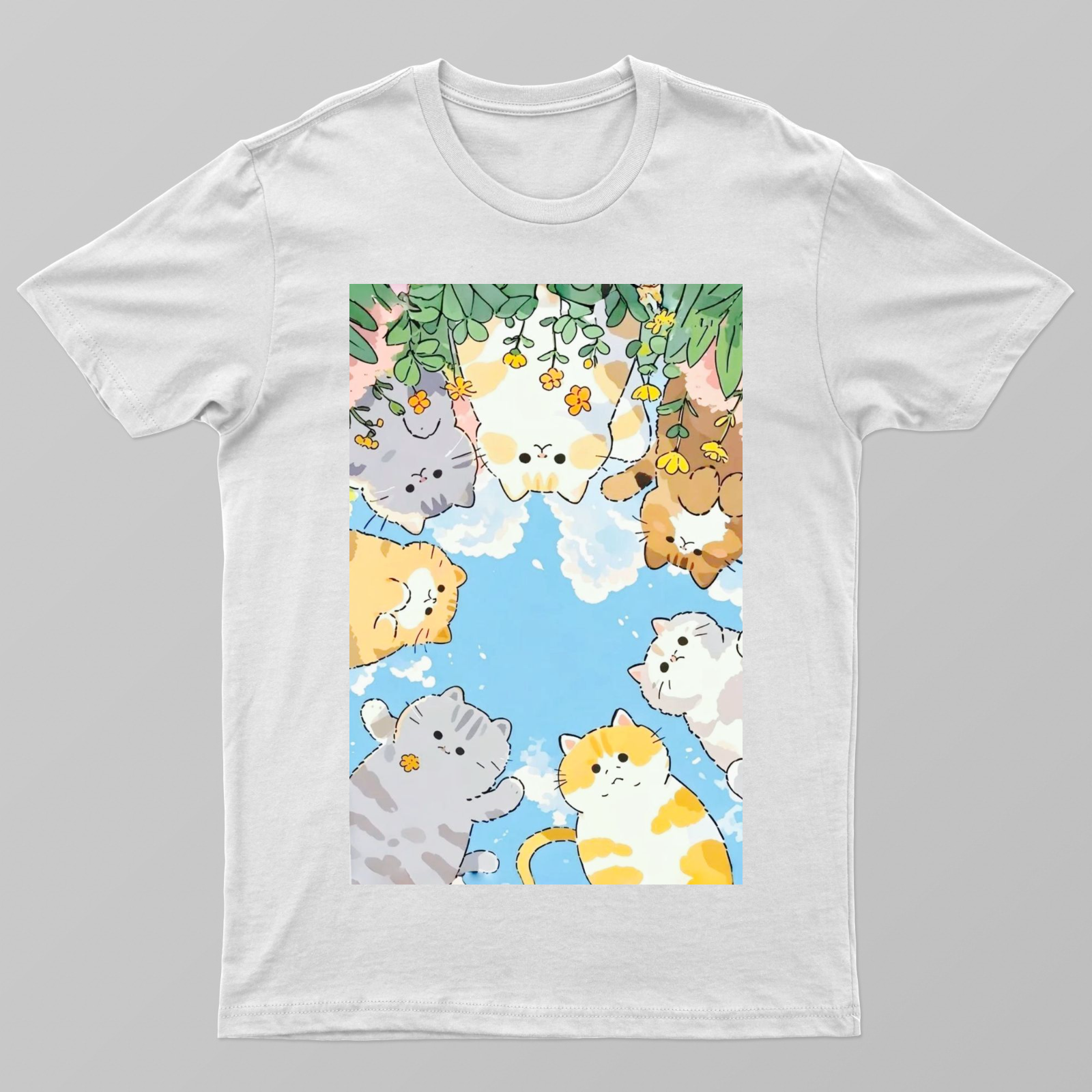 Cat Unisex T-shirt by MOUSUMI DAS