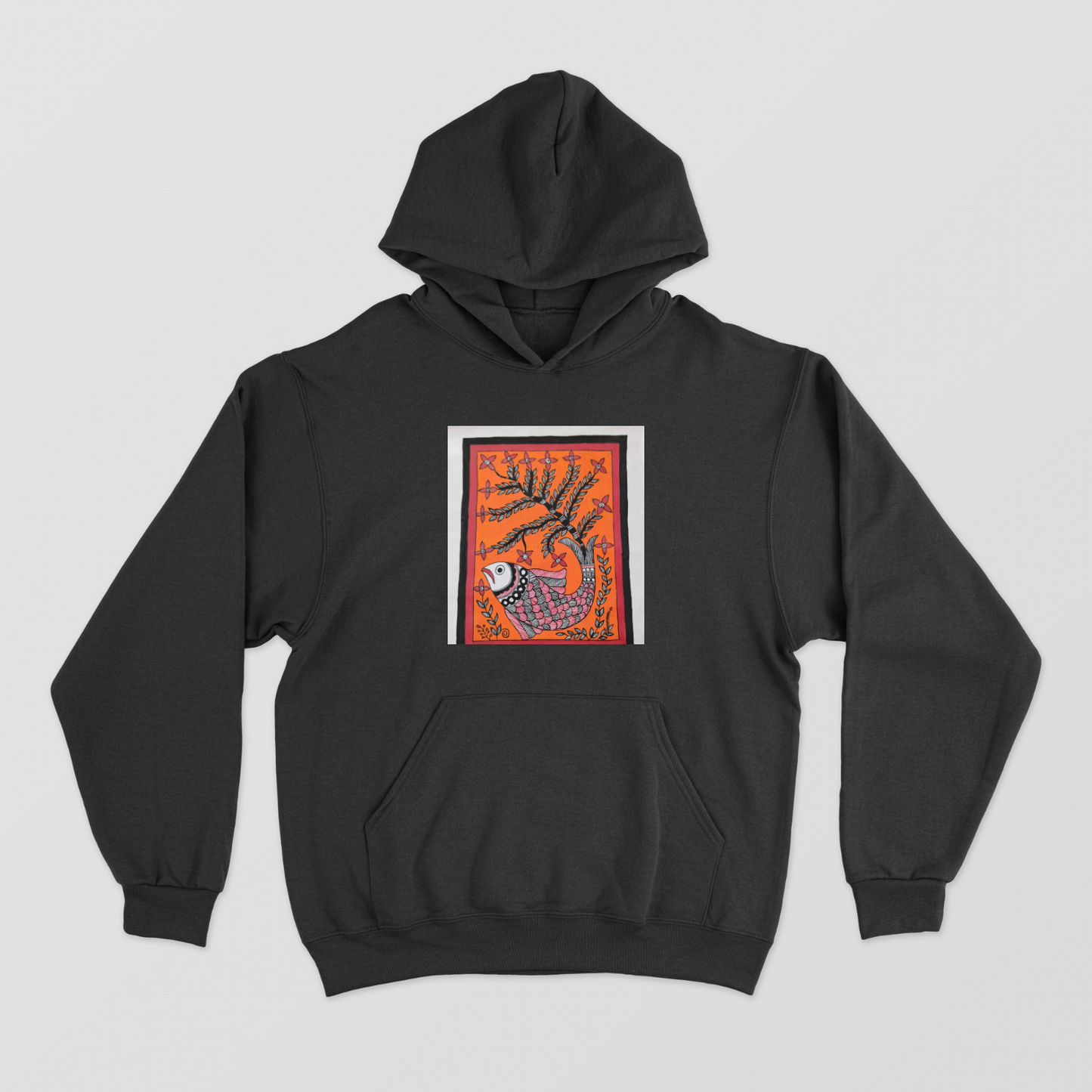 Fish under tree Unisex Hoodie by Antara Verma