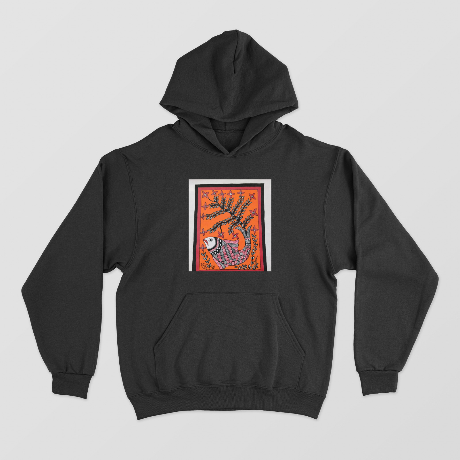 Fish under tree Unisex Hoodie by Antara Verma