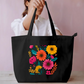 Flora Tote Bag Everyday Large Tote Bag by @rd_digital_store