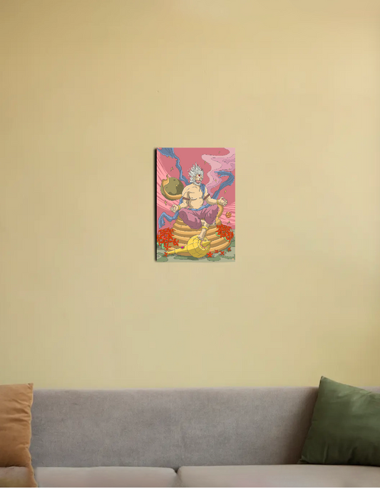 The Monkey King 8"x12" Canvas Poster by @_kid_monk_