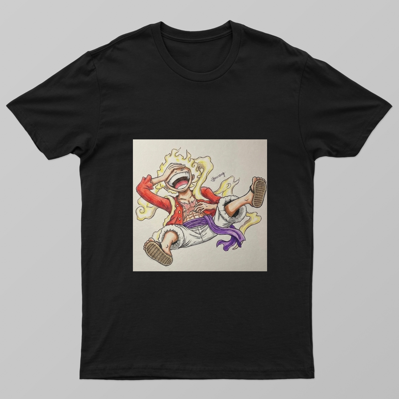One piece luffy T-shirt Unisex T-shirt by @_tamang_vibes_