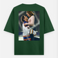 Off campus, garret graham, couple hoddie Oversized T-shirt (Back print) by @_tamang_vibes_