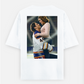 Off campus, garret graham, couple hoddie Oversized T-shirt (Back print) by @_tamang_vibes_