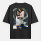 Off campus, garret graham, couple hoddie Oversized T-shirt (Back print) by @_tamang_vibes_