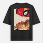 Spider man, Marvel T-shirt Oversized T-shirt (Back print) by @_tamang_vibes_