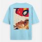 Spider man, Marvel T-shirt Oversized T-shirt (Back print) by @_tamang_vibes_