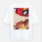 Spider man, Marvel T-shirt Oversized T-shirt (Back print) by @_tamang_vibes_