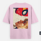 Spider man, Marvel T-shirt Oversized T-shirt (Back print) by @_tamang_vibes_