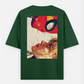 Spider man, Marvel T-shirt Oversized T-shirt (Back print) by @_tamang_vibes_