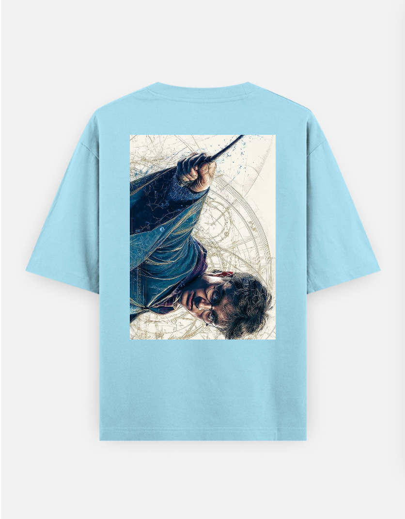 Harry Potter T-shirt Oversized T-shirt (Back print) by @_tamang_vibes_