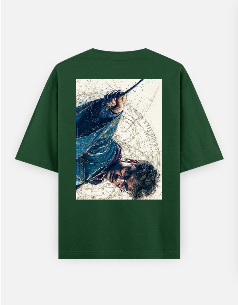 Harry Potter T-shirt Oversized T-shirt (Back print) by @_tamang_vibes_