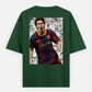 Messi T-shirt , football fans Oversized T-shirt (Back print) by @_tamang_vibes_