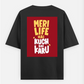 Trending T-shirt , graphic T-shirt , Viral T-shirt , For baddies Oversized T-shirt (Back print) by @_tamang_vibes_