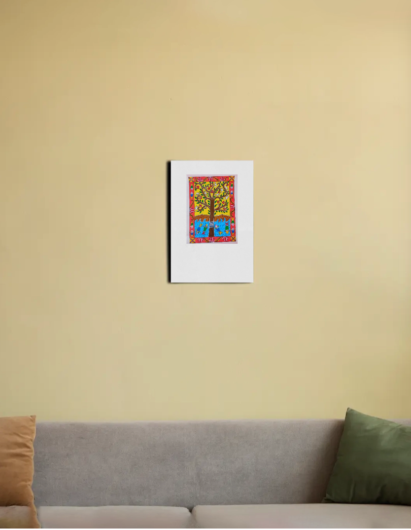 Tree of life 8"x12" Canvas Poster by Antara Verma