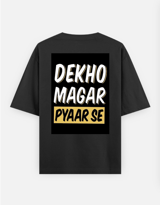 Graphic minimal T-shirt Oversized T-shirt (Back print) by @_tamang_vibes_