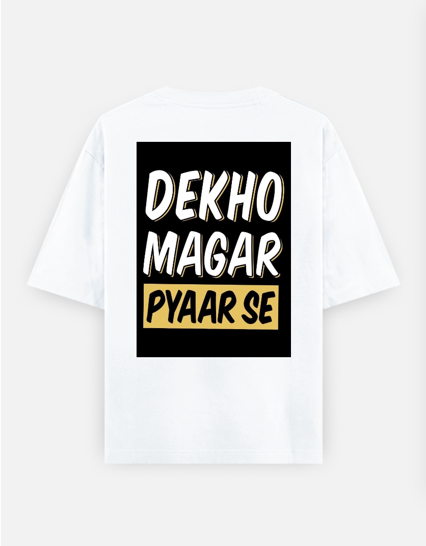 Graphic minimal T-shirt Oversized T-shirt (Back print) by @_tamang_vibes_
