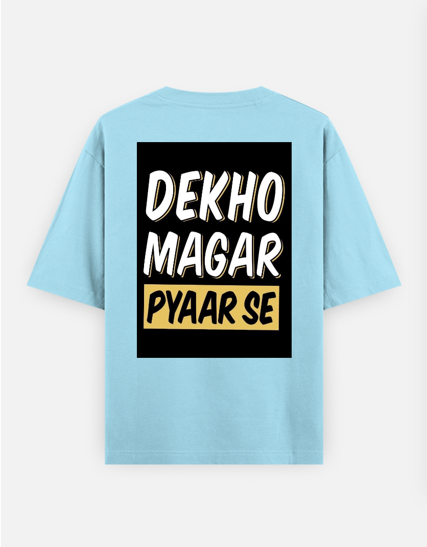 Graphic minimal T-shirt Oversized T-shirt (Back print) by @_tamang_vibes_