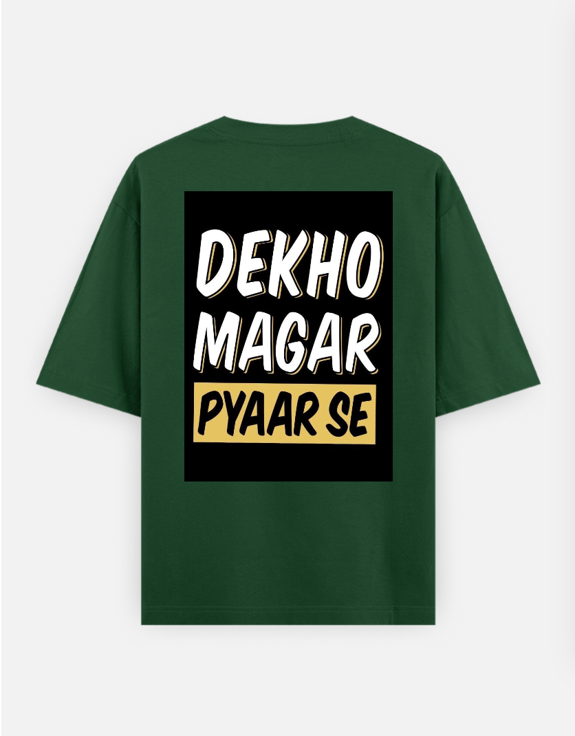Graphic minimal T-shirt Oversized T-shirt (Back print) by @_tamang_vibes_