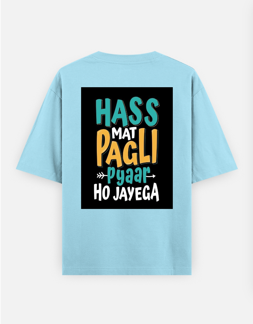 Graphic minimal T-shirt Oversized T-shirt (Back print) by @_tamang_vibes_