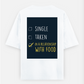 Graphic minimal T-shirt Oversized T-shirt (Back print) by @_tamang_vibes_