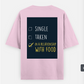 Graphic minimal T-shirt Oversized T-shirt (Back print) by @_tamang_vibes_