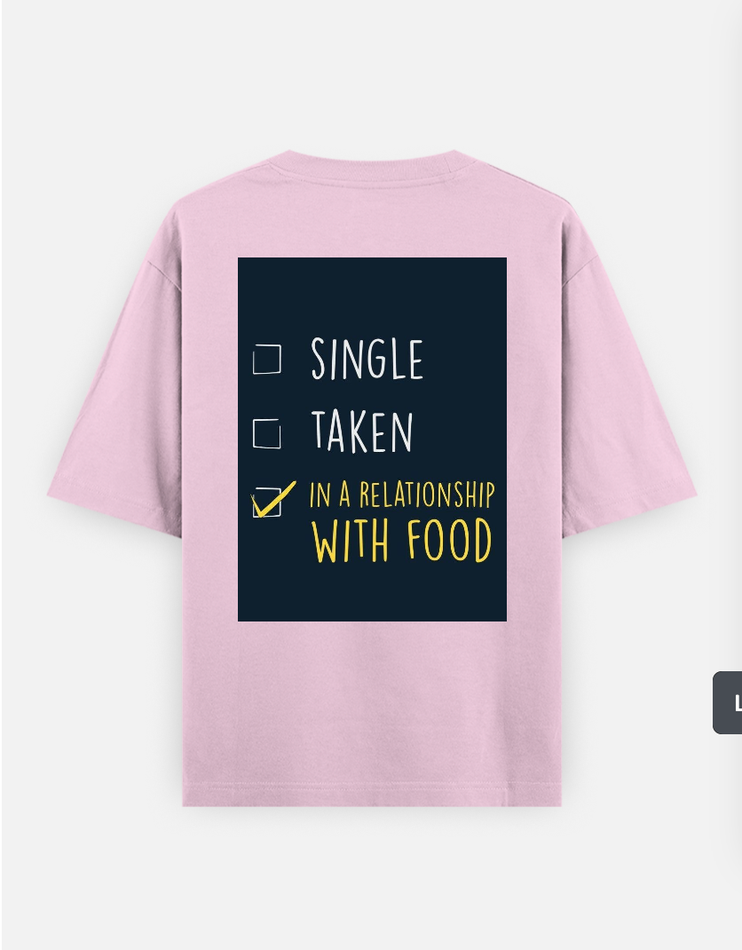 Graphic minimal T-shirt Oversized T-shirt (Back print) by @_tamang_vibes_