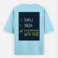 Graphic minimal T-shirt Oversized T-shirt (Back print) by @_tamang_vibes_
