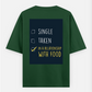 Graphic minimal T-shirt Oversized T-shirt (Back print) by @_tamang_vibes_