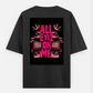 Minimal graphic tshirt Oversized T-shirt (Back print) by @_tamang_vibes_