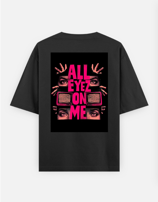 Minimal graphic tshirt Oversized T-shirt (Back print) by @_tamang_vibes_