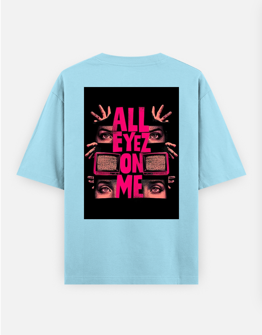 Minimal graphic tshirt Oversized T-shirt (Back print) by @_tamang_vibes_