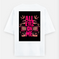 Minimal graphic tshirt Oversized T-shirt (Back print) by @_tamang_vibes_