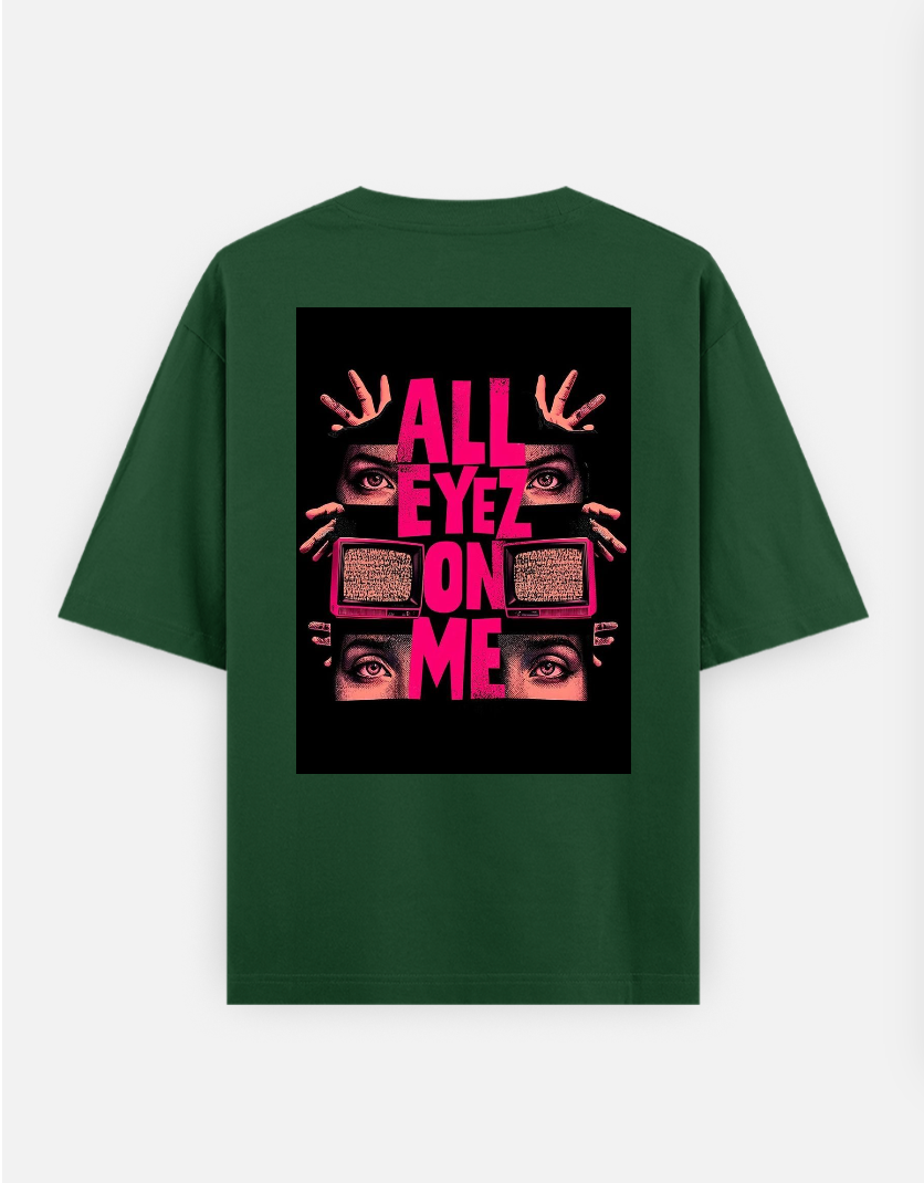 Minimal graphic tshirt Oversized T-shirt (Back print) by @_tamang_vibes_