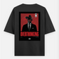 Minimal graphic T-shirt Oversized T-shirt (Back print) by @_tamang_vibes_