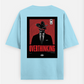 Minimal graphic T-shirt Oversized T-shirt (Back print) by @_tamang_vibes_