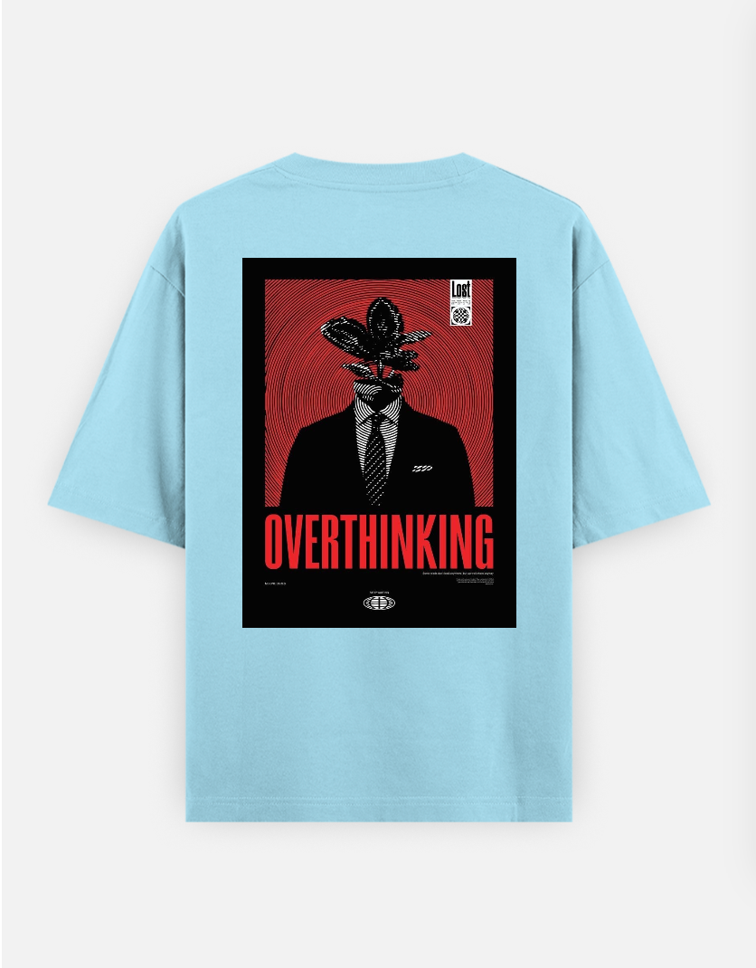 Minimal graphic T-shirt Oversized T-shirt (Back print) by @_tamang_vibes_